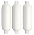 Defensa Inflável Pvc Branca G3 14,5 X 51,5cm Lancha Barco 3 un Defensa Inflável Pvc Branca G3 14,5 X 51,5cm Lancha Barco 3 un