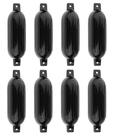 Defensa Inflável PVC Preta G5 22 X 69 cm Lancha Barco Kit 8 Defensa Inflável PVC Preta G5 22 X 69 cm Lancha Barco Kit 8