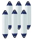 Defensa Náutica F0 11x41 Branca Inflável Barco Lancha Kit 6 Defensa Náutica F0 11x41 Branca Inflável Barco Lancha Kit 6