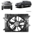 Defletor byd tan ev 2023 a 2025 com ventoinha com motor