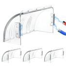 Defletor de ventilação de calor e ar MIUKAA, 20-38 cm, ajustável, pacote com 4