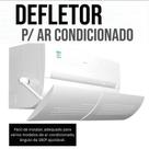 Defletor Direcionador de Ar Para Ar Condicionado Split até 24.000 BTUs Branco Ajustável Defletor Direcionador de Ar Para Ar Condicionado Split até 24.000 BTUs Branco Ajustável