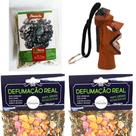 Defumador Espiritual Limpeza Amescla Defumação Carranca Proteção Descarrego Ervas da Umbanda Kit Defumador Espiritual Limpeza Amescla Defumação Carranca Proteção Descarrego Ervas da Umbanda Kit