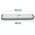 Degrau De Escada Piscina Em Plástico Abs Anatômico Reforçado Com Parafuso Degrau De Escada Piscina Em Plástico Abs Anatômico Reforçado Com Parafuso