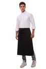 Delantal Bistró Unisex Chef Works en Negro con Rayas Blancas Delantal Bistró Unisex Chef Works en Negro con Rayas Blancas