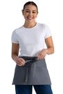 Delantal Chef Works unisex gris para cintura con bolsillos talla única