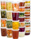 Deli Containers Dipoo 120 peças, 60 conjuntos de 960 ml/480 ml/240 ml