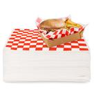 Deli Squares Stock Your Home 30x30cm em vermelho e branco, pacote com 250 Deli Squares Stock Your Home 30x30cm em vermelho e branco, pacote com 250