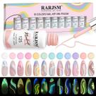 Delineador de gel Glow in The Dark Nail Art RARJSM 12 cores 5 ml