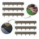 Demarcador de Caminhos Flexível Aço 20cm x 1,06m Cinza 6 Pç