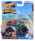 Demonstração do Toy Car Hot Wheels Monster Trucks Derby Connect & Crash
