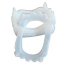 Dentadura Vampiro Branca Plástica Brinquedo Halloween c/10