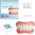 Dentaduras moldáveis de silicone com dentes falsos PR9-888 para homens/mulheres