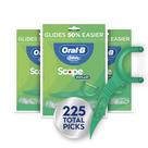 Dental Floss Picks Oral-B Glide Mint com Scope Flavor 225