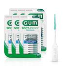 Dental Picks GUM Soft-Picks Original de 50 quilates (pacote com 6 unidades) com estojo