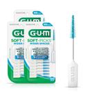 Dental Picks GUM Soft-Picks Wide Space, 100 unidades (pacote com 3)