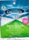 DenTek Palitos Interdentais Deep Clean com Cerdas 600 Unidades Sabor Menta Fresca