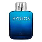 Deo Colônia Hydros Tradicional 100ml Água De Cheiro fragrância Fougére para homens esportistas, cheiro fresco e marcante
