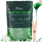 Depilação com miçangas de cera Wchiou 907g com pele sensível a aloe vera