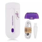 Depilador Efeito Laser Recarregável Corporal Indolor Luz Ativa Top