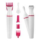 Depilador Elétrico Portátil Feminino 5 em 1 para Corpo, Rosto e Área Íntima Sem Dor Compacto Rosa Depilador Elétrico Portátil Feminino 5 em 1 para Corpo, Rosto e Área Íntima Sem Dor Compacto Rosa