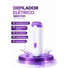 Depilador Feminino Portátil Recarregável USB Removedor de Pelos Corporal Sem Dor para Axilas Pernas