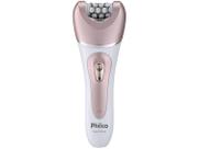 Depilador Philco Aqua Deluxe PDP01R Sem Fio Branco / Rosa Bivolt