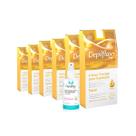 Depilflax Folhas Prontas faciais c/24 Natural 6 Uni + Óleo Pós Depilatório 250ml