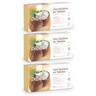 Depilflax Kit 3 Caixas Cera Quente Depilatória Espanhola 1Kg Natural Coco Negra Hortelã Rosa Depilflax Kit 3 Caixas Cera Quente Depilatória Espanhola 1Kg Natural Coco Negra Hortelã Rosa