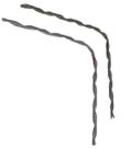 Derivação T Preformada para Cordoalha de Aço pé de galinha 3/16" ou 4,8mm Vermelha (par)