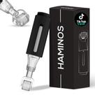 Derma Roller HAMINOS 0,25 mm com tanque de soro para cabelo, pele e barba
