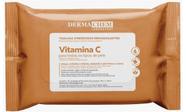 DermaChem Toalhas Umedecidas Demaquilantes Vitamina C - 25 UN DermaChem Toalhas Umedecidas Demaquilantes Vitamina C - 25 UN