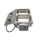 Derretedeira Chocolate Multiuso Inox 2 Cubas 5Kg 1000W 220V Derretedeira Chocolate Multiuso Inox 2 Cubas 5Kg 1000W 220V