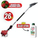 Derriçadeira de Café Kawashima Forte e Resistente com Garra Turbo2 e Acompanha 01 Óleo Castrol Stihl