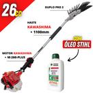 Derriçadeira Kawashima com Mãozinha de Garra Dupla Ideal na Colheita de Café + Óleo Castrol Stihl