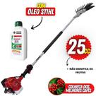 Derriçadeira Kawashima Com Mãozinha Dupla de 8 rolamentos de Transmissão + Óleo Castrol Stihl 2T
