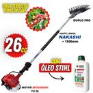Derriçadeira Para Cafeicultura Nakashi Com Motor Mitsubishi e Mãozinha Dupla + 01 Óleo Castrol Stihl