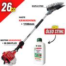 Derriçadeira Profissional Para Cafezais Kawashima Motor M260PS 26cc 2 Tempos + 01 Óleo Castrol Stihl