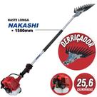 Derriçadeira Profissional Para Cafezais Nakashi com Motor Mitsubishi 2T Haste Longa e Garra Simples Derriçadeira Profissional Para Cafezais Nakashi com Motor Mitsubishi 2T Haste Longa e Garra Simples