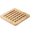 Descanso De Panela 15cm Em Bambu Quadrado Mimo Style