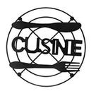Descanso De Panela Aramado Redondo Cor Preto Metal Cusine Clink