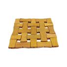 Descanso de Panela de Bambu Quadrado 13cm