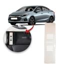Descanso de Pé Chevrolet Cruze 17 a 2021 Aço Escovado Prata