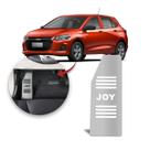 Descanso de Pé Chevrolet Joy 2020 a 2021 Aço Escovado Prata