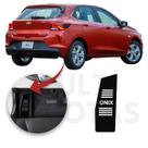 Descanso de Pé CHEVROLET ONIX 2020 a 2022 Aço Escovado Preto