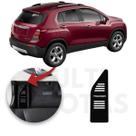 Descanso de Pé CHEVROLET TRACKER 17 a 19 Aço Escovado Preto