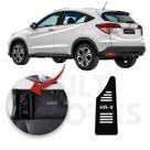 Descanso De Pé Honda Hr-v 2016 A 2021 Aço Escovado Preto