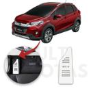 Descanso de Pé HONDA WR-V 2016 a 2022 Aço Escovado Prata
