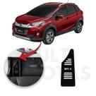 Descanso de Pé HONDA WR-V 2016 a 2022 Aço Escovado Preto Descanso de Pé HONDA WR-V 2016 a 2022 Aço Escovado Preto