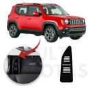 Descanso de Pé JEEP RENEGADE 2015 a 2021 Aço Escovado Preto Descanso de Pé JEEP RENEGADE 2015 a 2021 Aço Escovado Preto